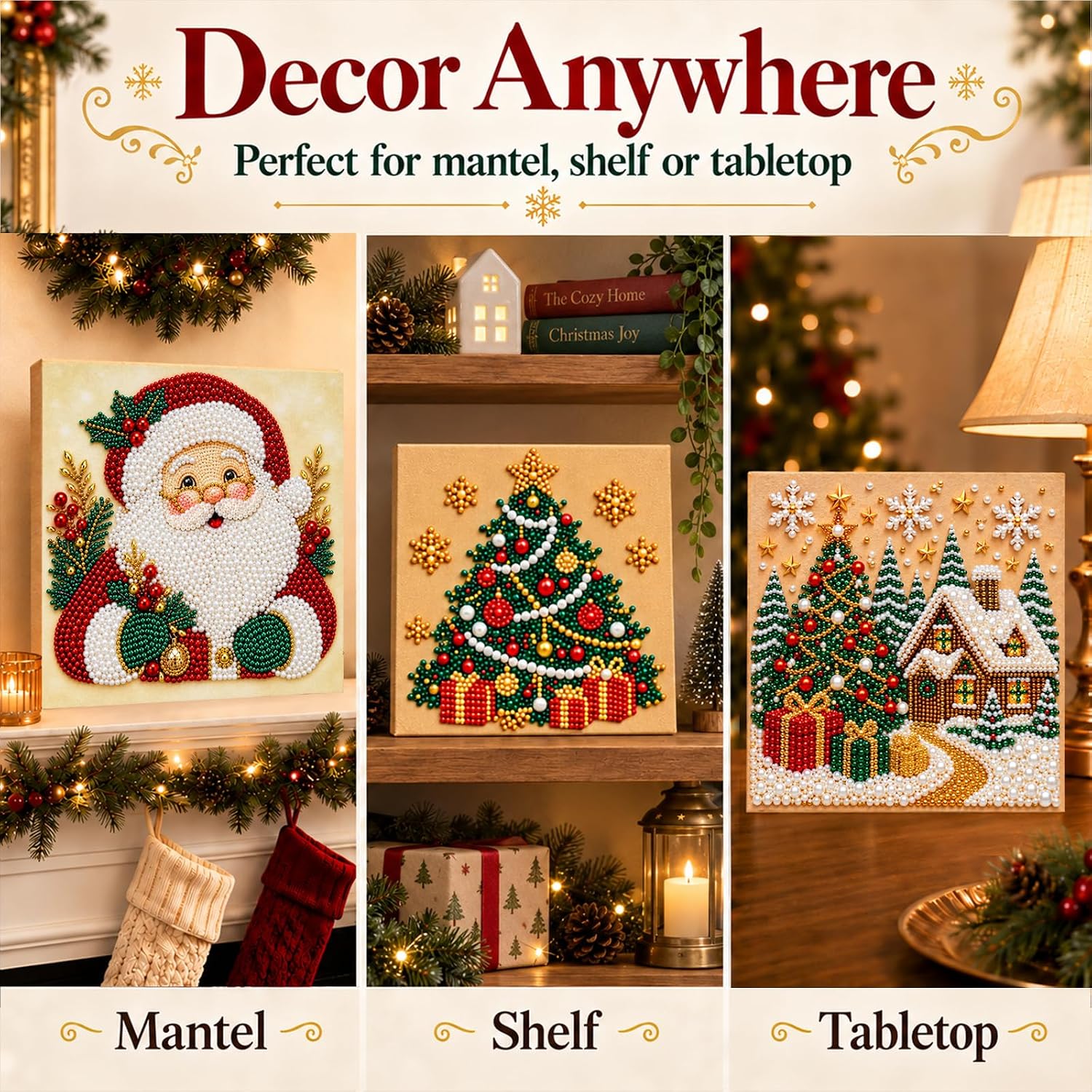 Detalle de Diamond and Pearl Art Kit, 10 x 10 in