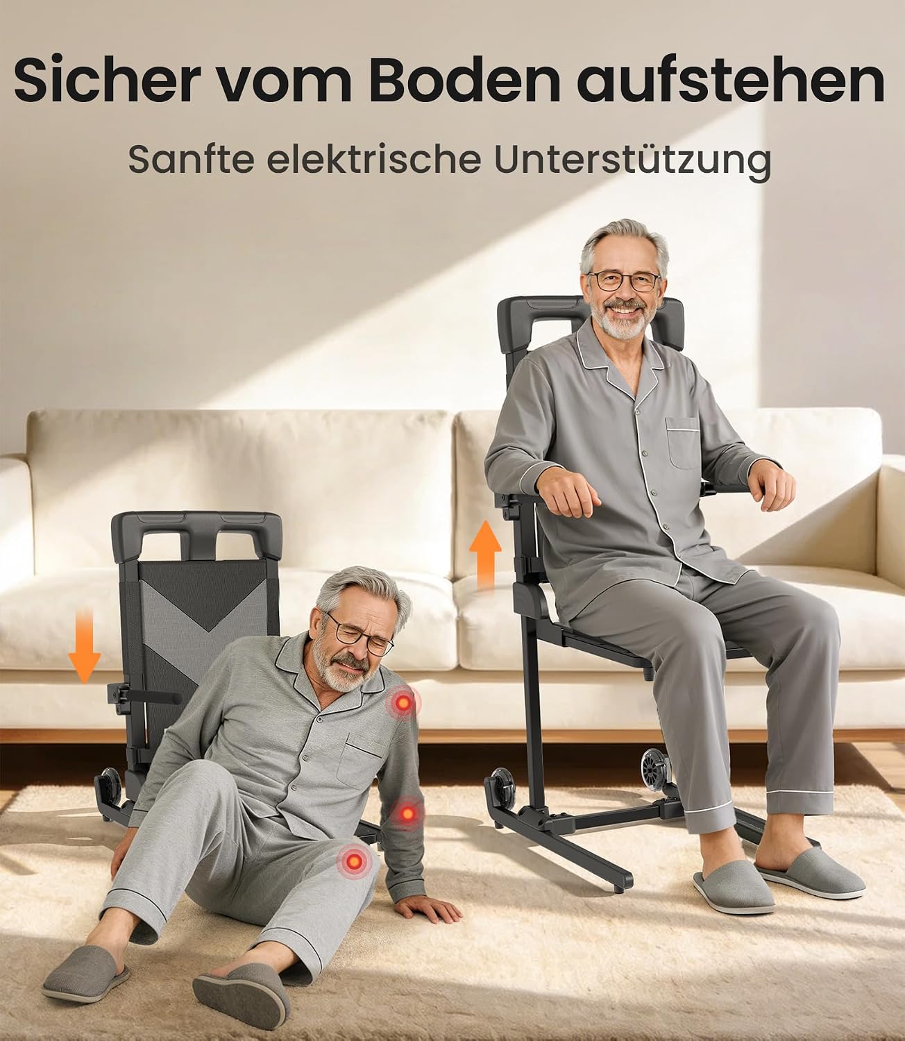 Thumbnail 2 de VOCIC Elektrischer Aufstehsessel AX25 – Aufstehhilfe vom Boden, bis 160 kg, leicht & mobil