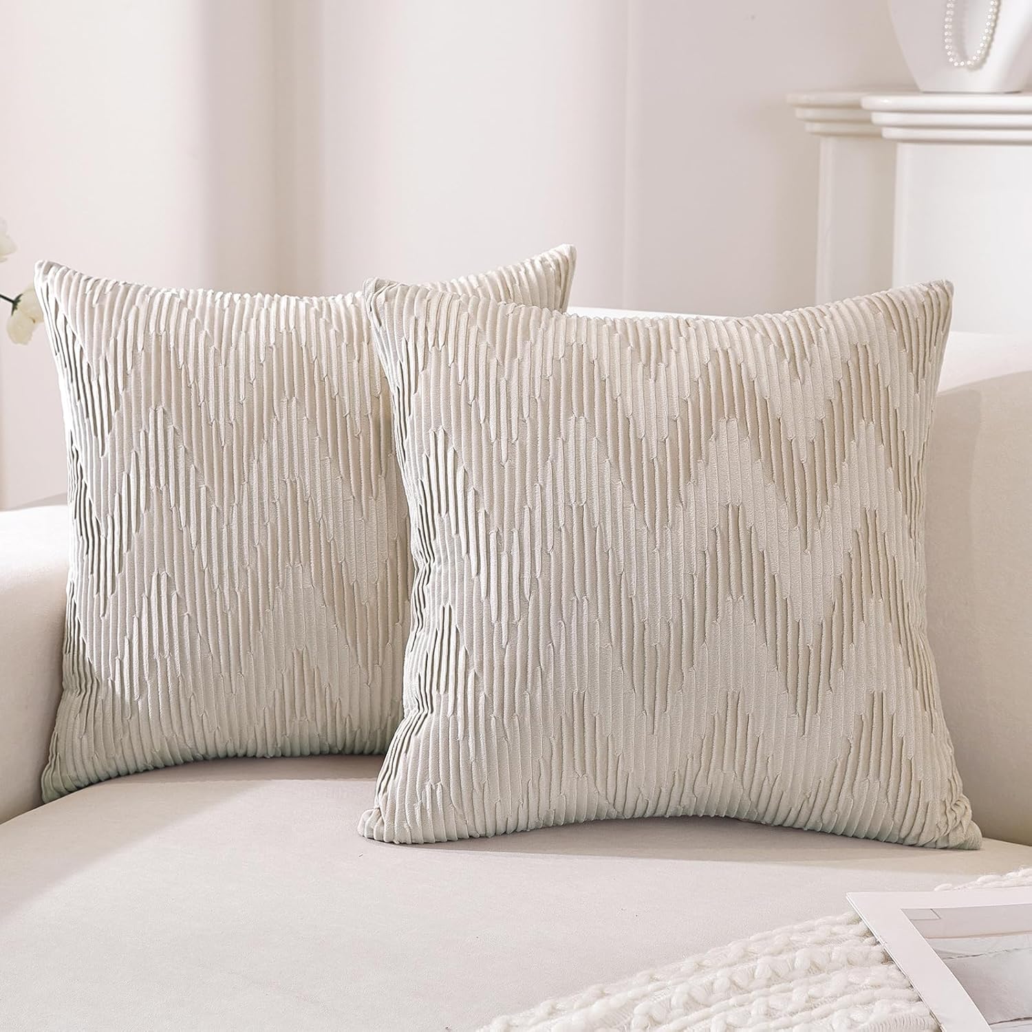 Ystyle housses de coussin velours 60x60
