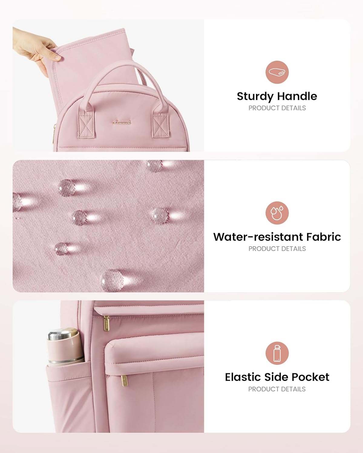 Thumbnail 5 de LOVEVOOK Baby Changing Backpack 30x17x42.5 cm