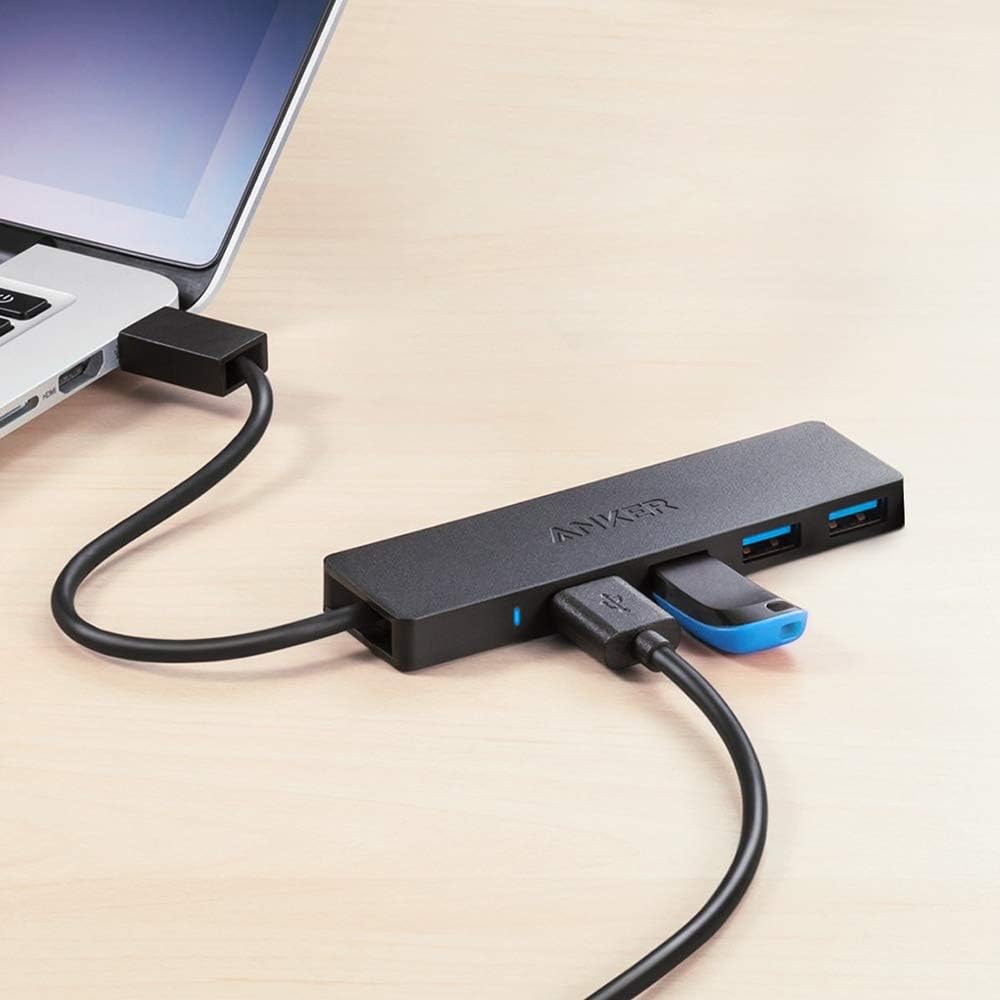 Thumbnail 6 de Anker 4-Port USB 3.0 Ultra Slim Data Hub, 5Gbps, Black Metal