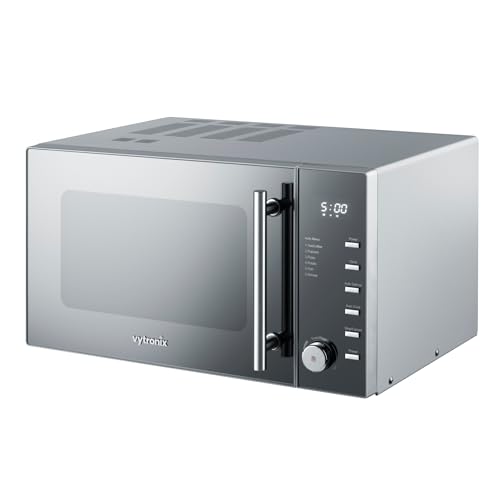 Imagen de VYTRONIX VY-C900M 900W Digital Microwave Oven – 25 Litre, Freestanding, Silver en OfertitasTOP