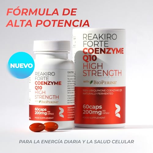 Thumbnail 4 de Reakiro Forte Coenzyme Q10 12.000 mg, 60 cápsulas 💊