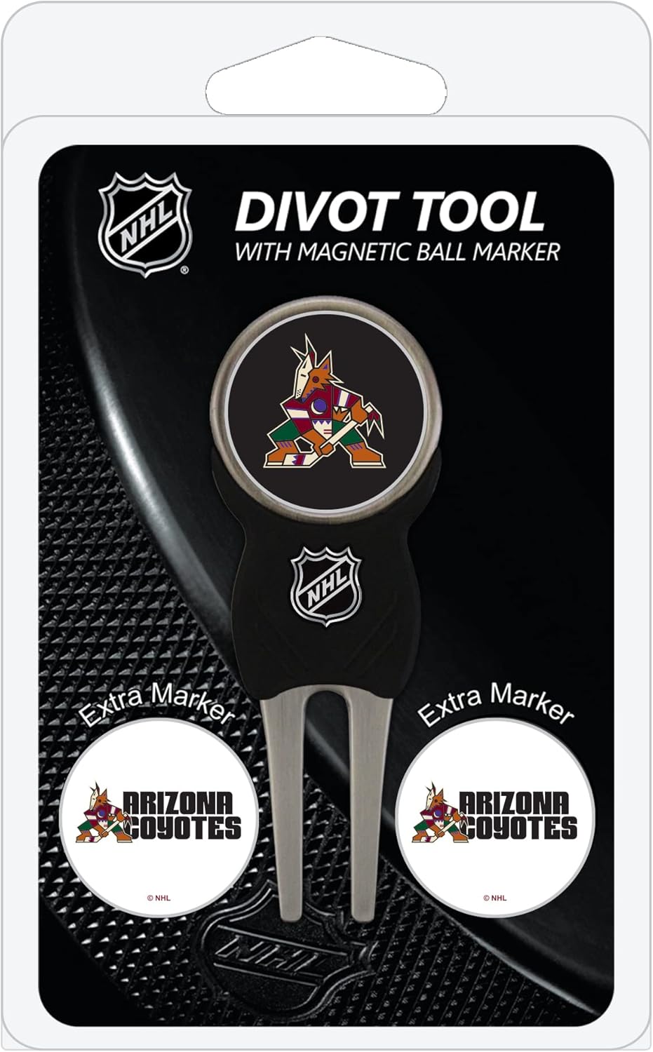 Detalle 2 de Team Golf NHL Divot Tool Pack with 3 Golf Ball Markers (Unisex)