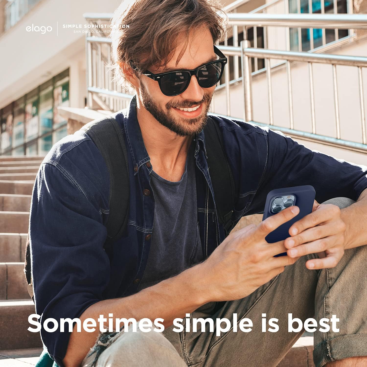 Thumbnail 2 de elago Liquid Silicone Case for iPhone 13 Pro (6.1") in Jean Indigo – full-body 3-layer protection