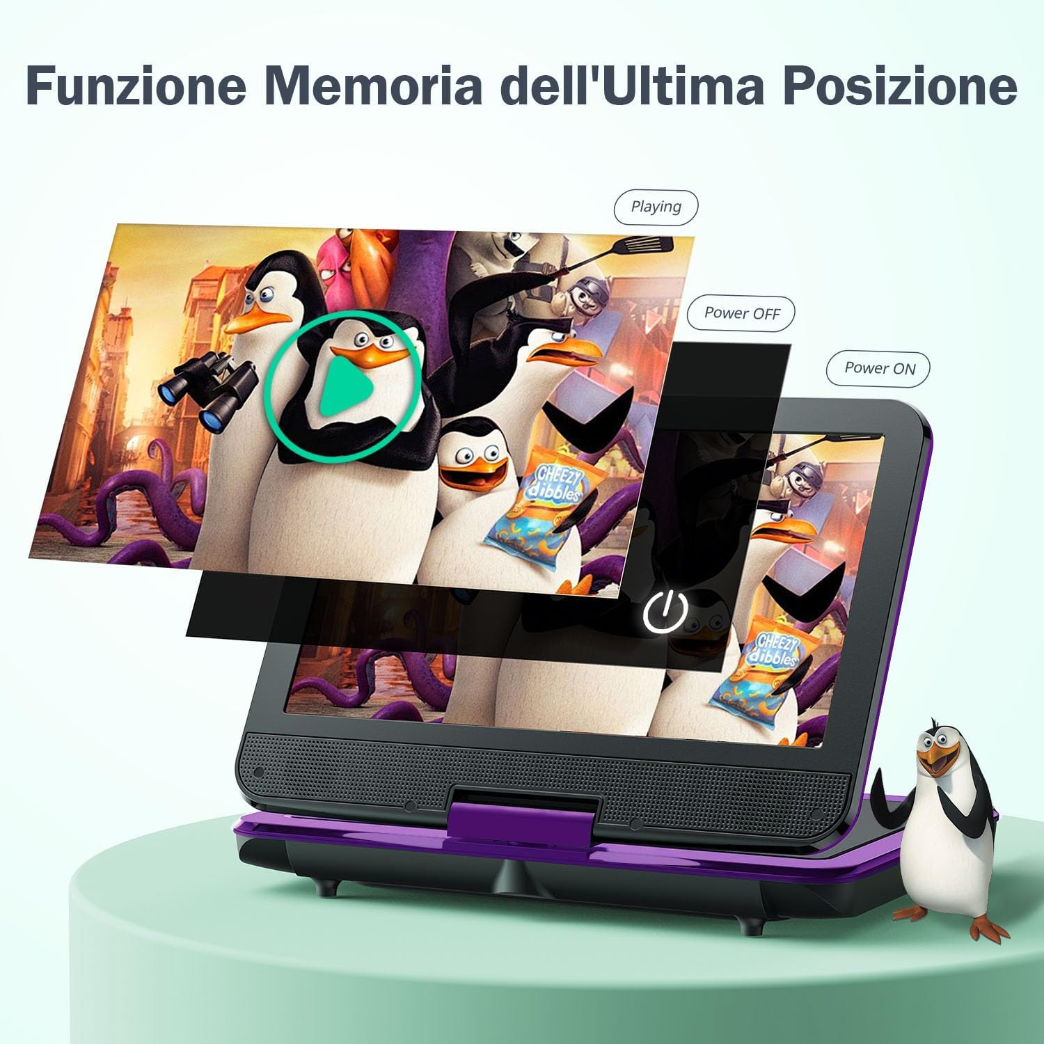 Thumbnail 5 de YOTON 12.5" Portable DVD Player with 10.5" screen 📀