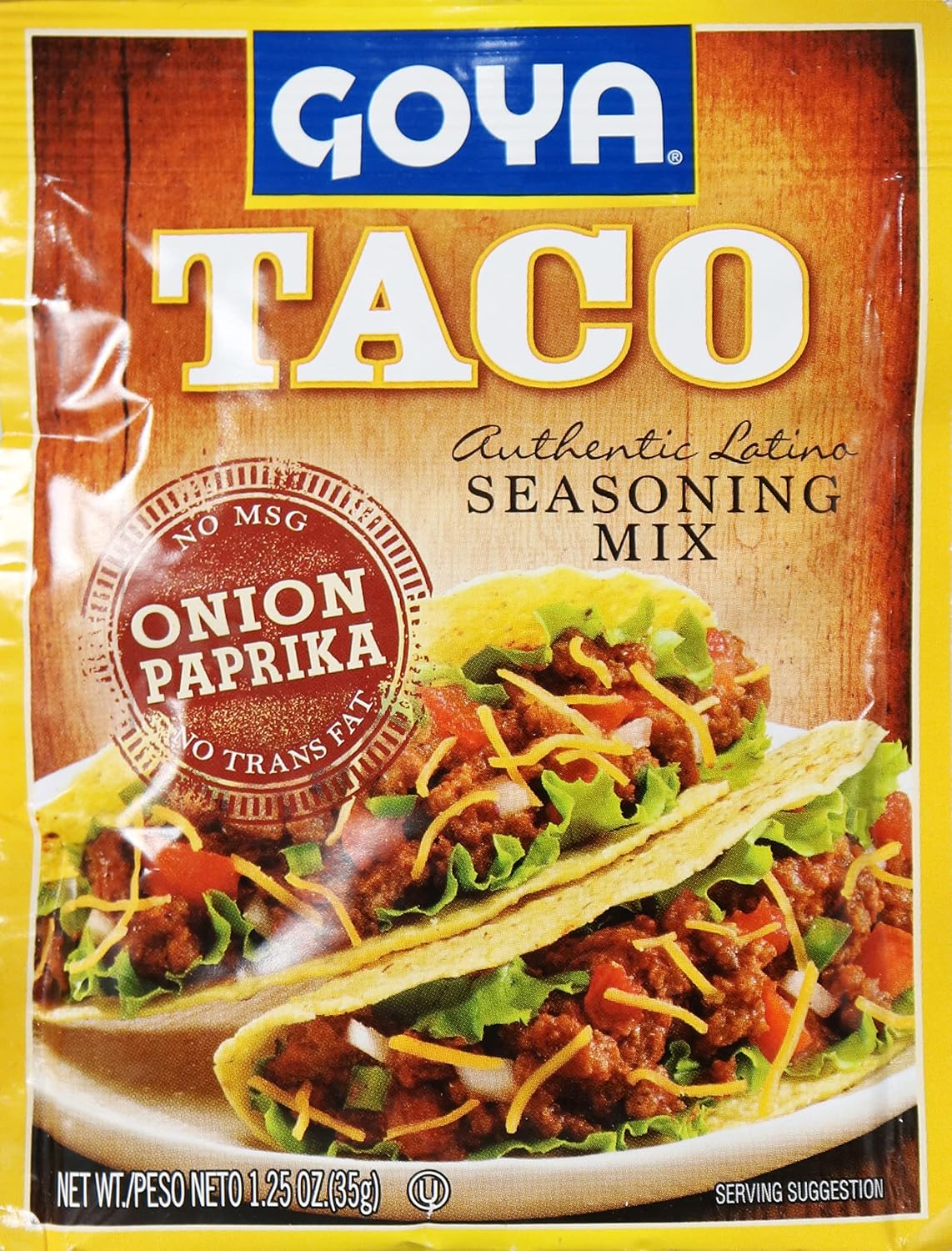 Thumbnail 2 de Goya Foods 3791 Taco Seasoning Mix, 1.25-Ounce Pouches, Pack of 24