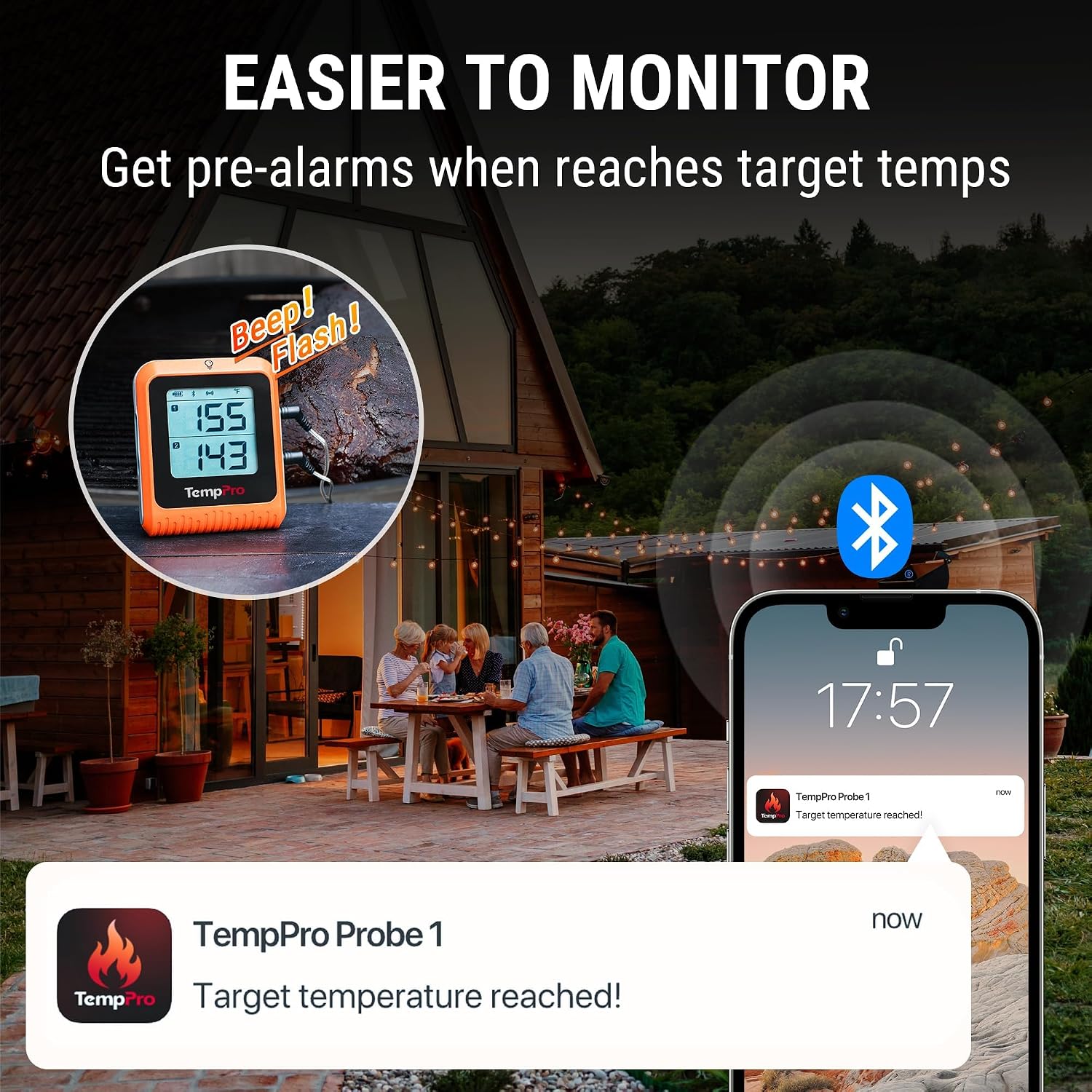 Thumbnail 6 de TempPro Bluetooth meat thermometer, TempSync