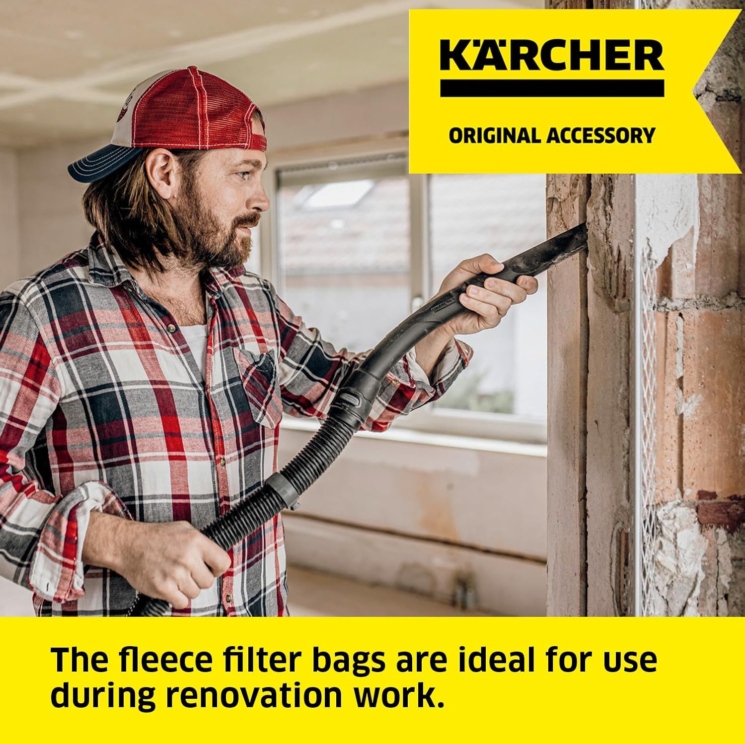 Detalle de Kärcher Flat-Pleated Renovation Filter WD 4-6 for Wet and Dry Vacuum Cleaners
