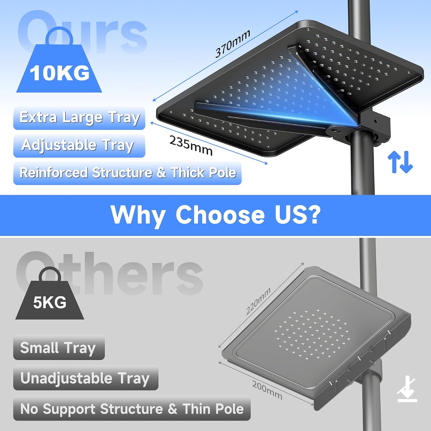Detalle de XINLEI ML55A supporto TV mobile 21-60"