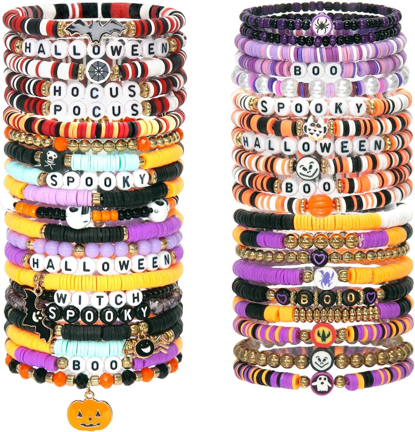 Detalle de Shcsdr Halloween Bracelets 40-Piece Set