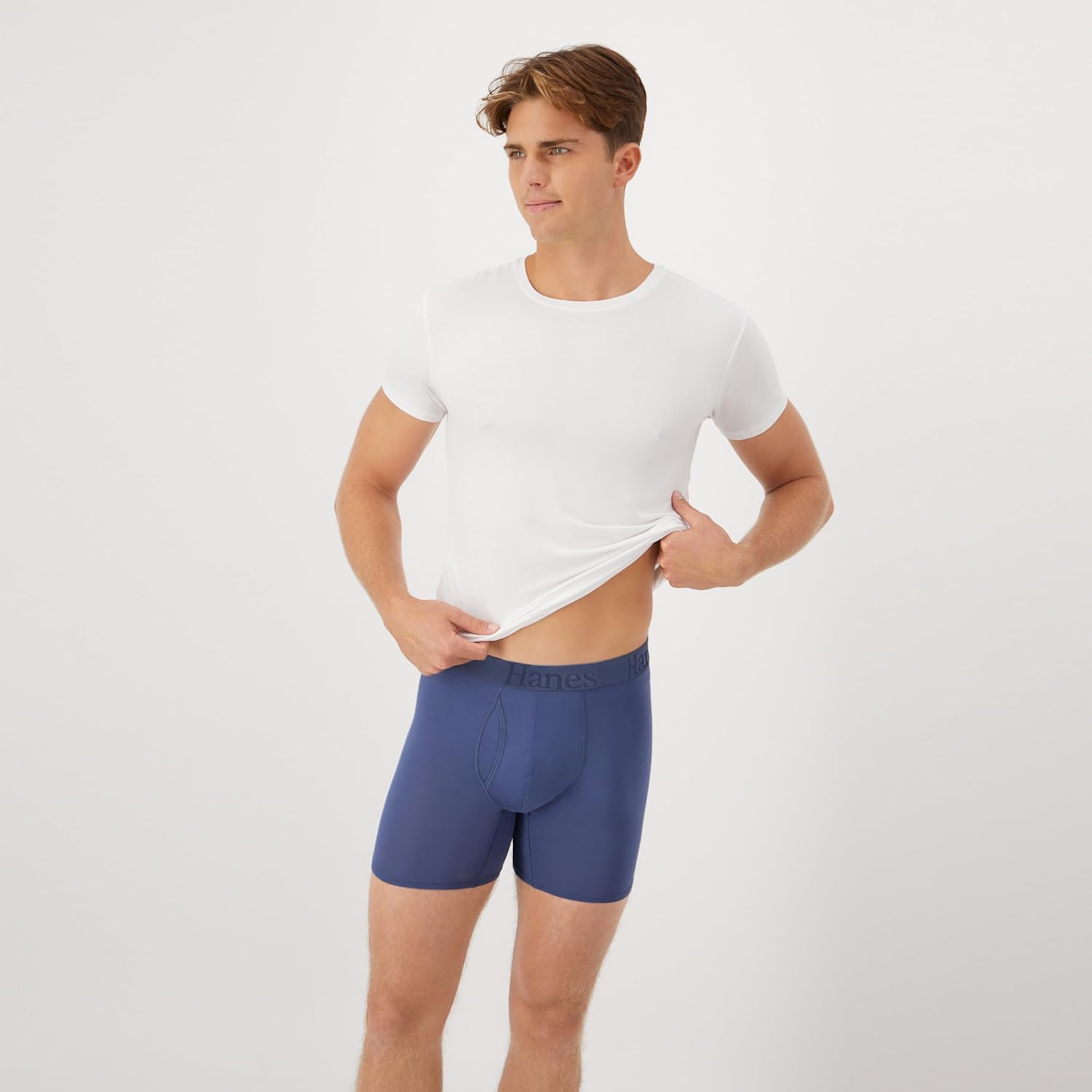 Thumbnail 2 de Hanes Men’s SuperSoft Viscose from Bamboo 3-Pack Boxer Briefs (Short or Regular-Leg)