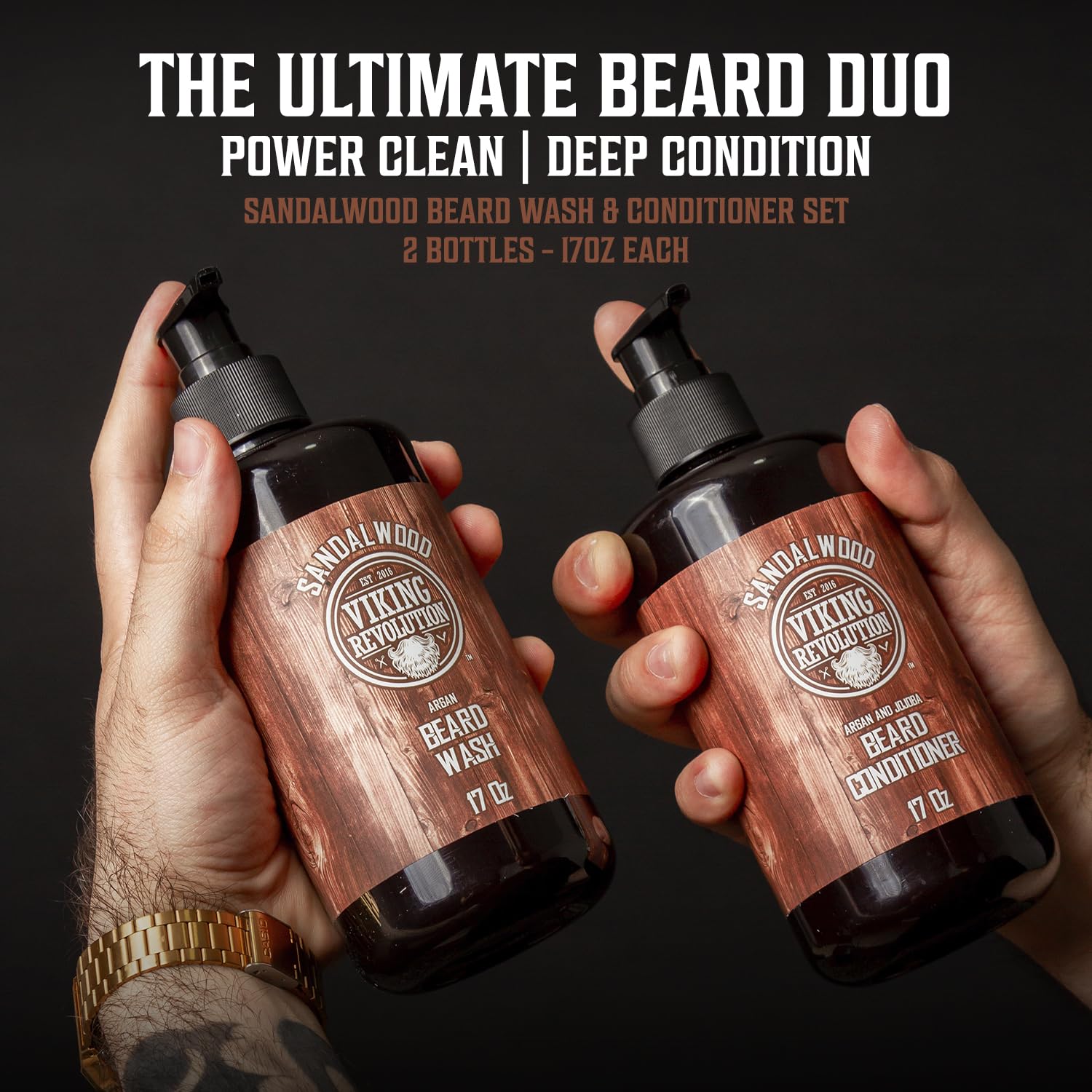 Detalle 2 de Viking Revolution Beard Wash & Conditioner 17 oz