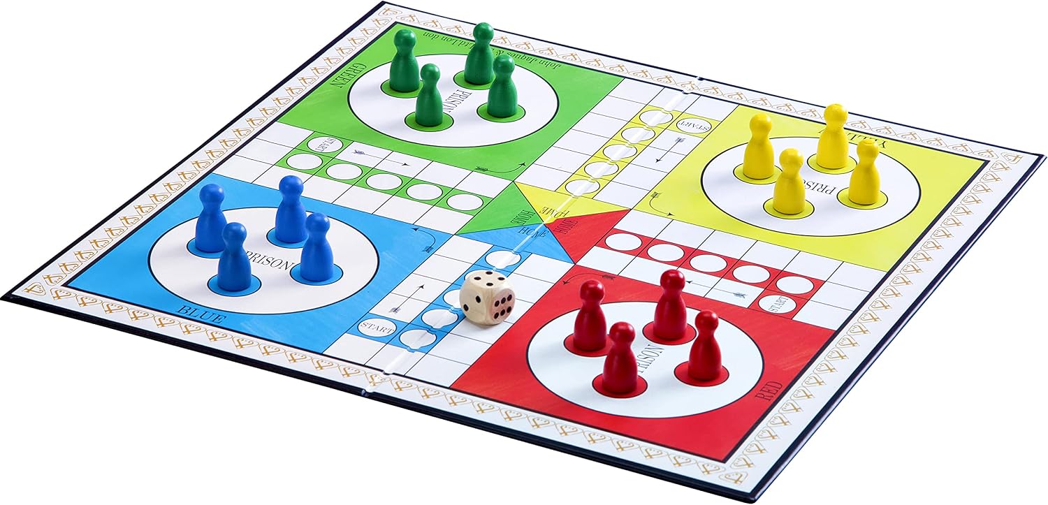 Detalle de Jaques of London Ludo Game Board 🎲