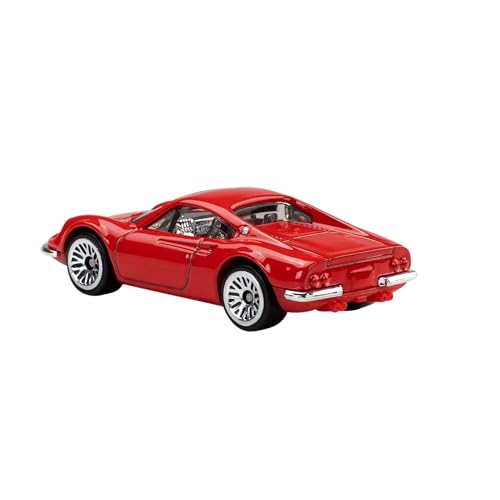 Detalle de Hot Wheels Ferrari Pack de 5 Coches a Escala 1:64 – Licencia Oficial (JLN12)