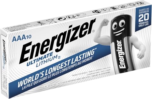 Energizer Max Ultimate Lithium Pilas AAA 10 unidades 🔋