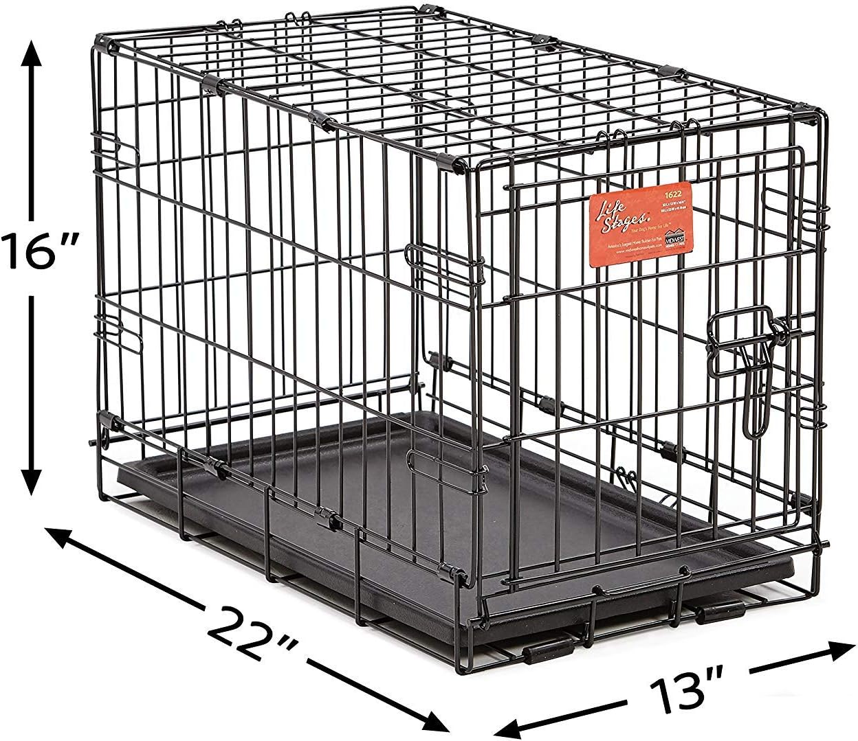 Thumbnail 2 de Gabbia pieghevole per cani MidWest 59 cm