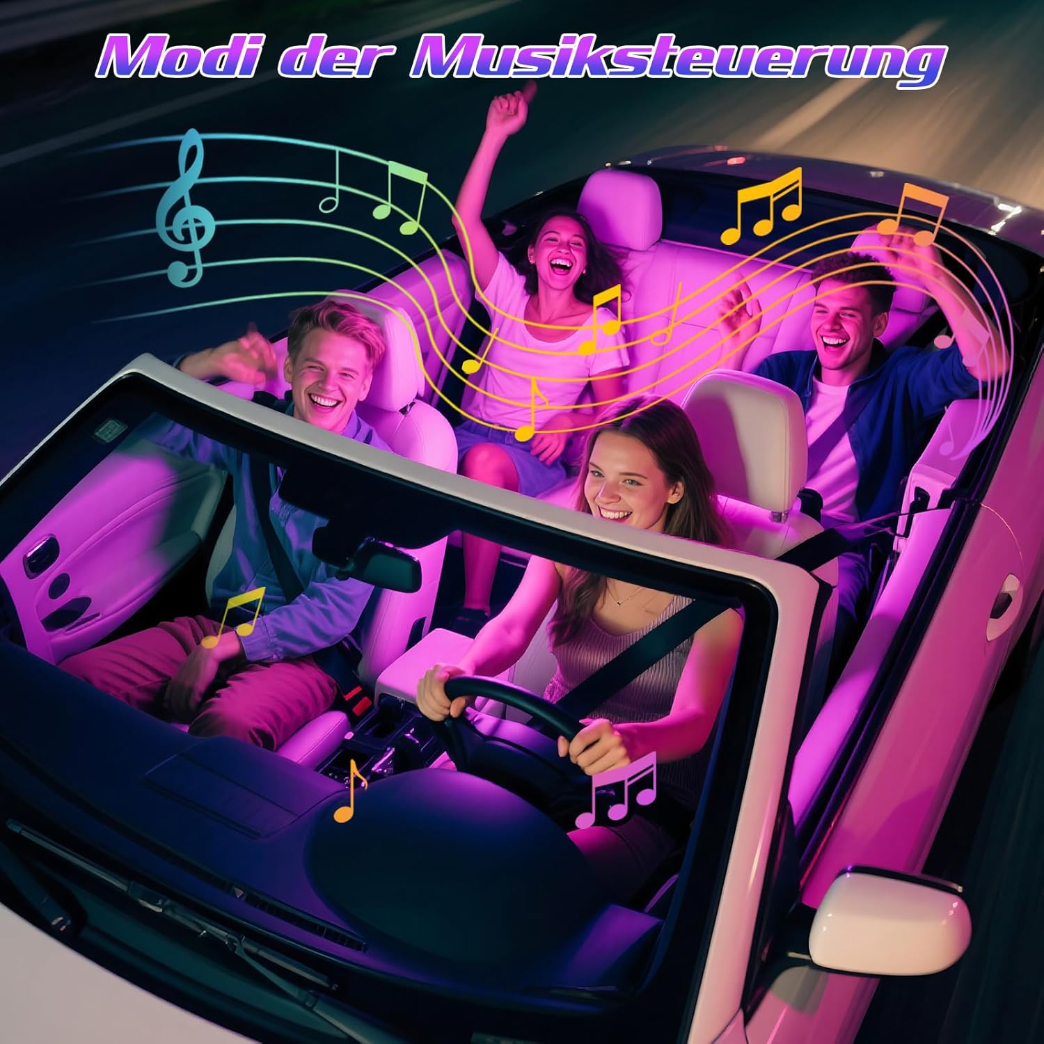 Thumbnail 5 de Winzwon Ambientebeleuchtung Auto 16 Mio Farben