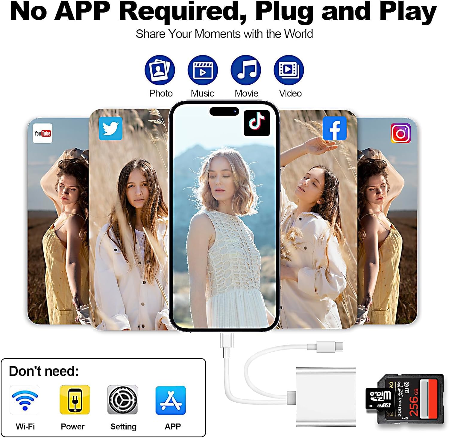 Thumbnail 4 de SD Card Reader USB-C with Dual Slot