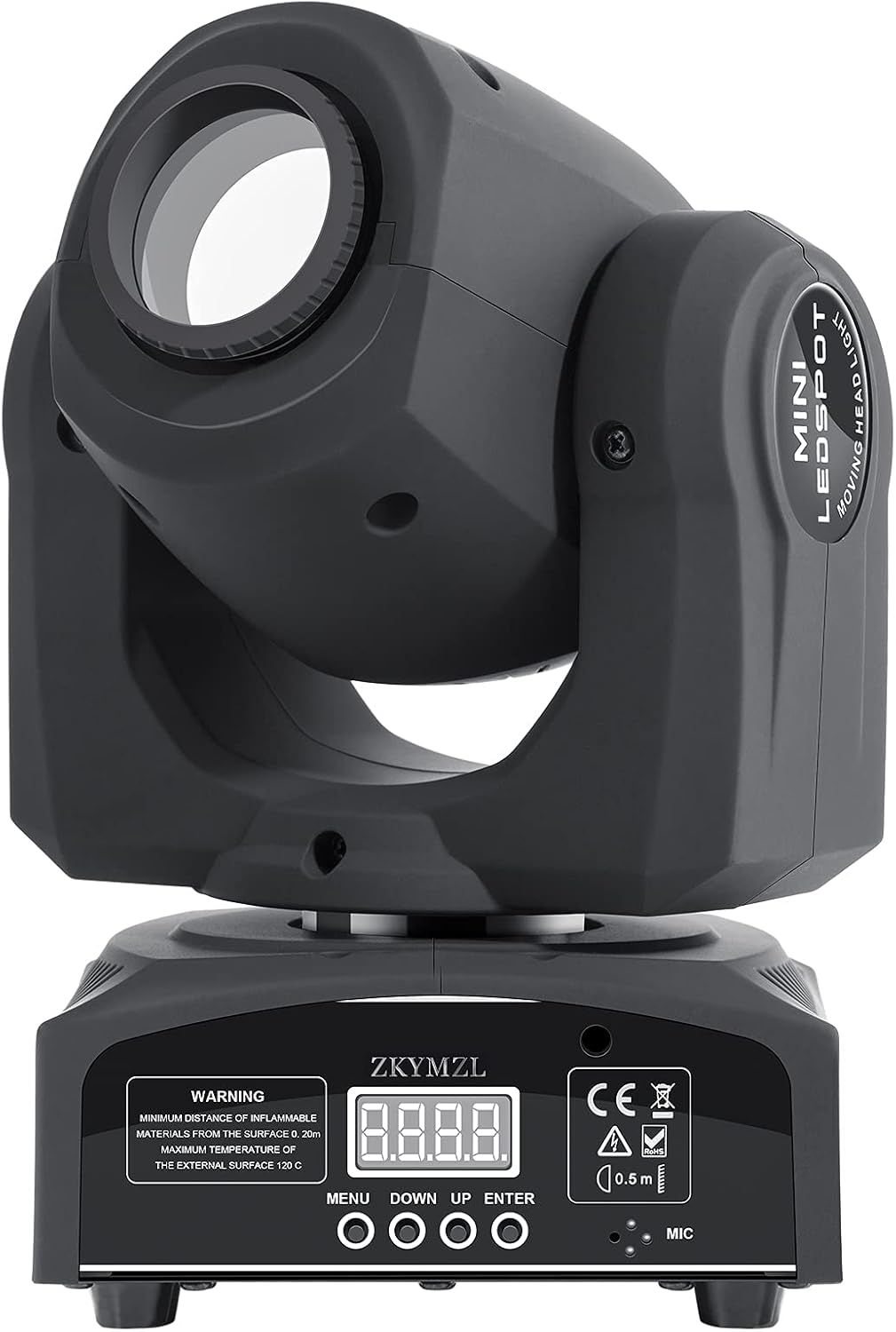 Detalle de ZKYMZL RYON-68EU rörligt LED-scenljus, 60 W med DMX512