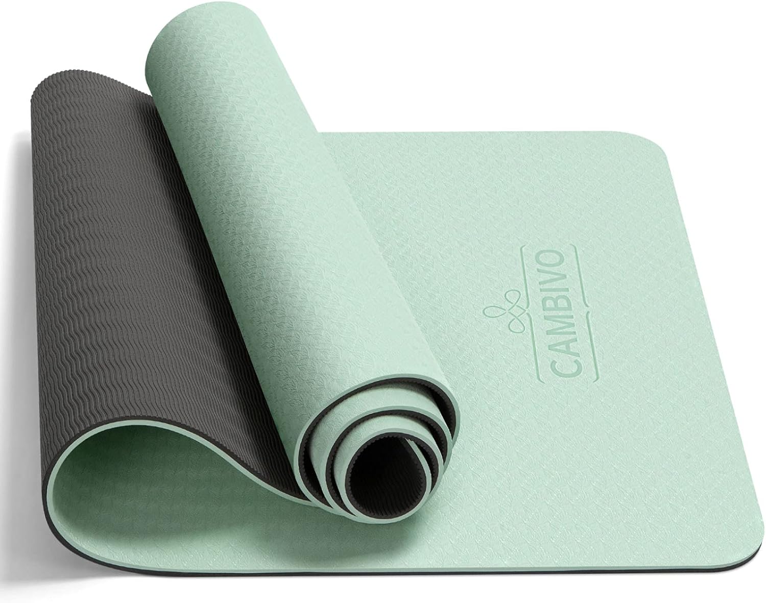 CAMBIVO Esterilla Yoga 8mm 183x61cm