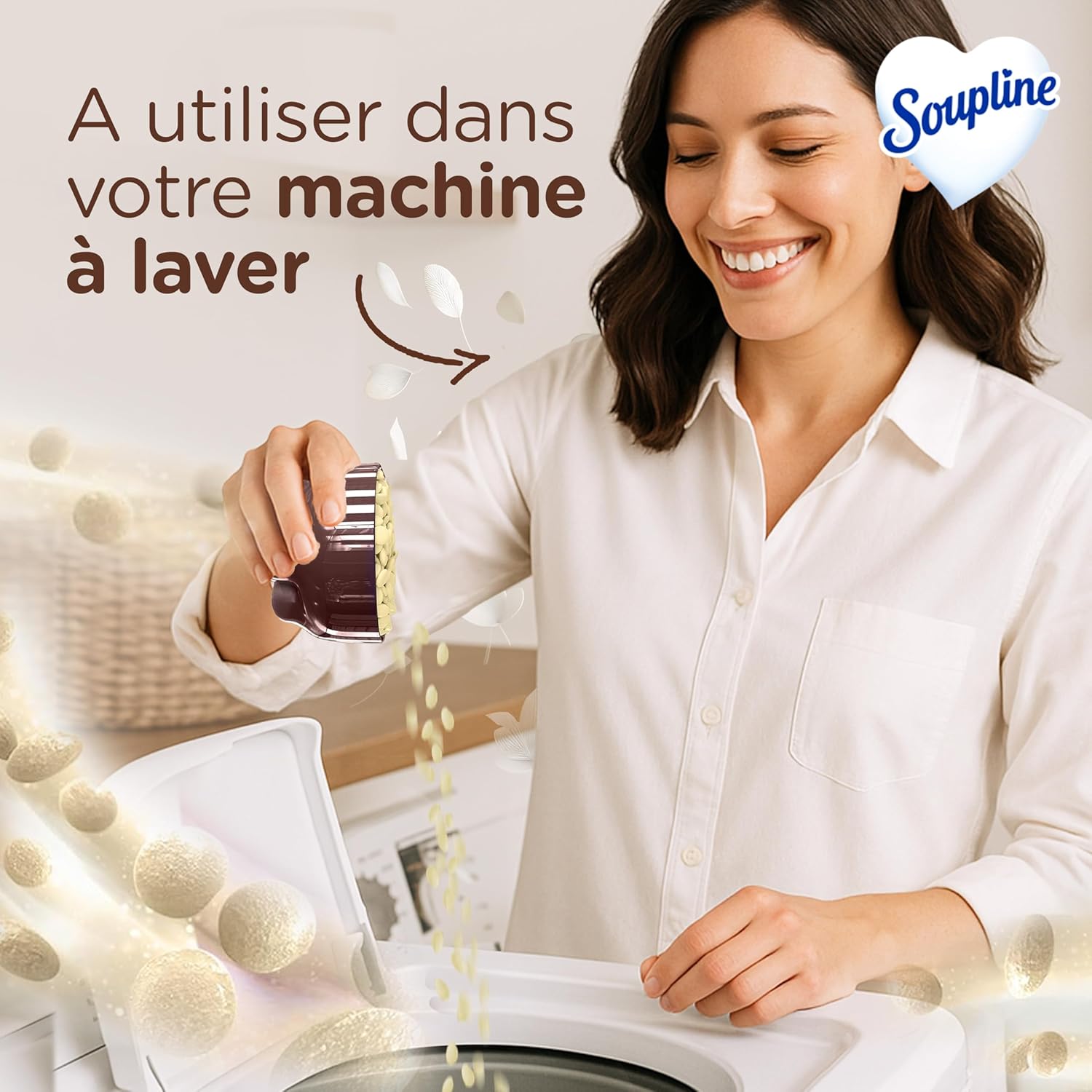 Thumbnail 4 de SOUPLINE Perles de Fraîcheur 230 g — parfum fleurs blanches