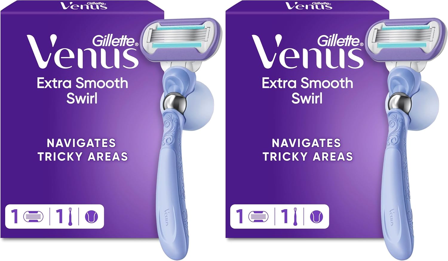 Thumbnail 6 de Gillette Venus Extra Smooth Swirl Razor 3-pack
