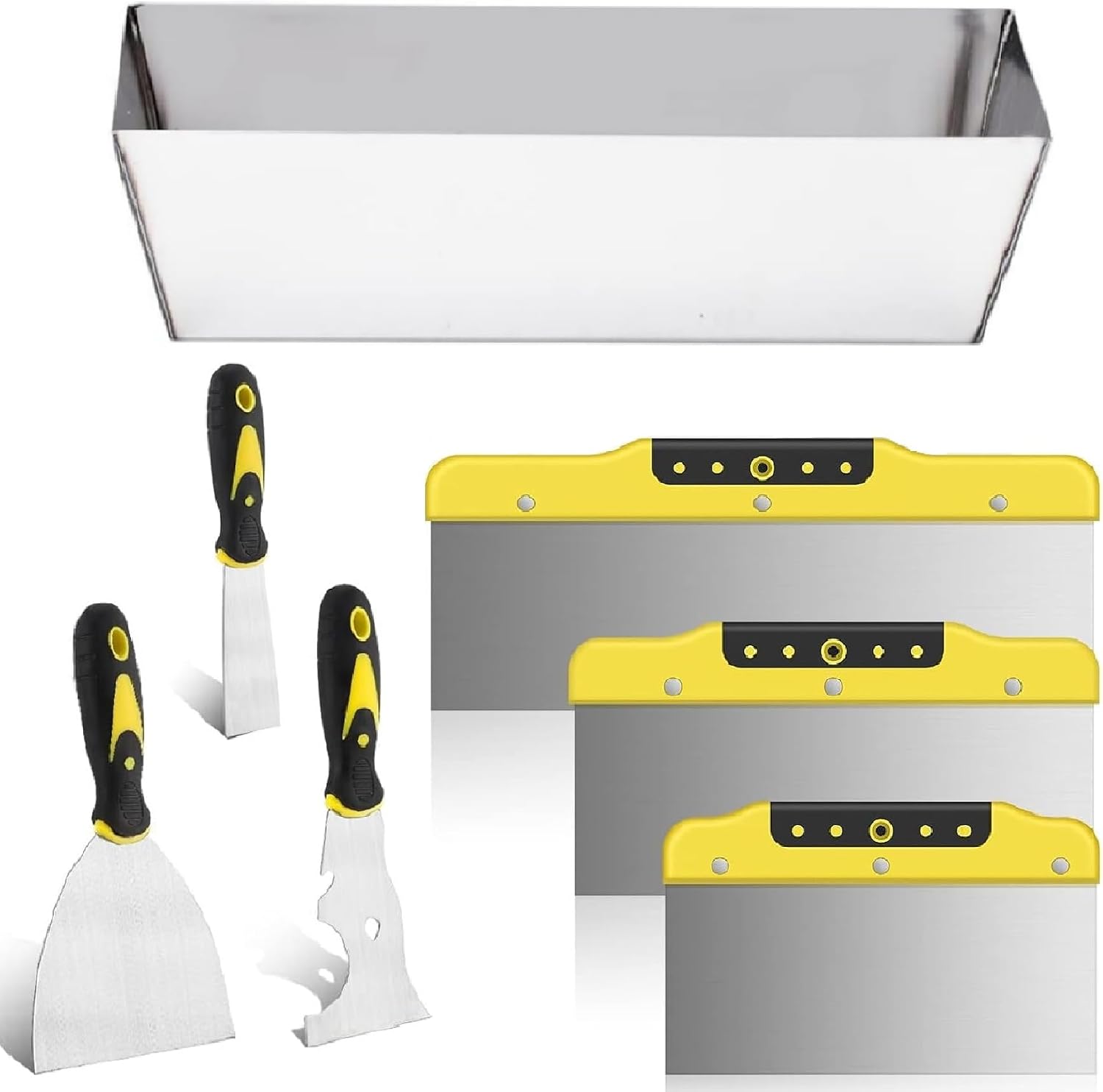 Thumbnail 6 de suokoun Paint Wallpaper Scraper Set 4-pack, 2–8" 🛠