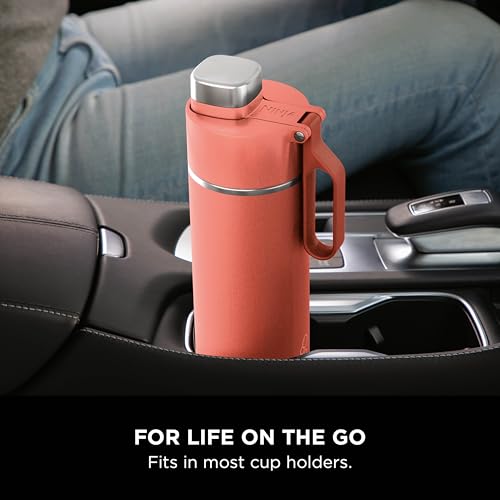 Thumbnail 6 de Ninja Thirsti Water Bottle and Flask 530 ml — Coral (DW1801EUUKPE)
