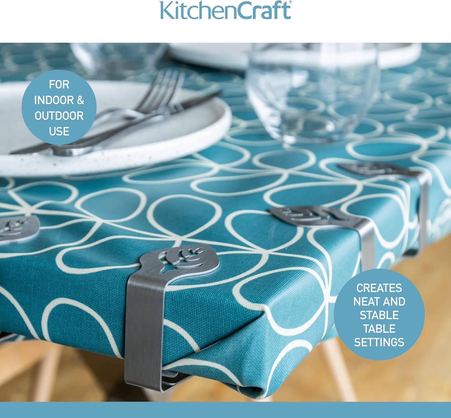Thumbnail 6 de Kitchen Craft 4 pinces pour nappe đœ