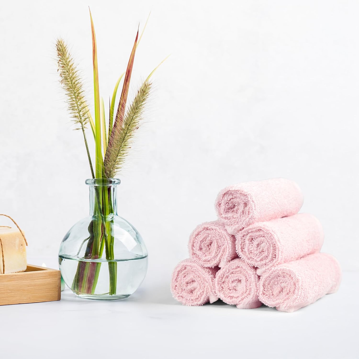 Thumbnail 3 de Amazon Basics Waschlappen 30 x 30 cm, 24er-Pack 🧻