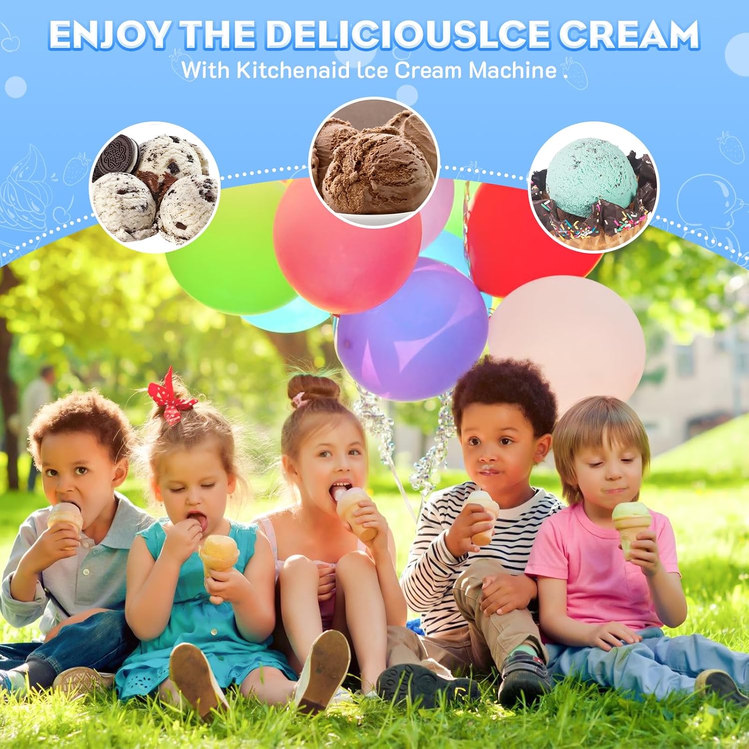 Thumbnail 6 de GVODE Ice Cream Maker Attachment, 2 Qt