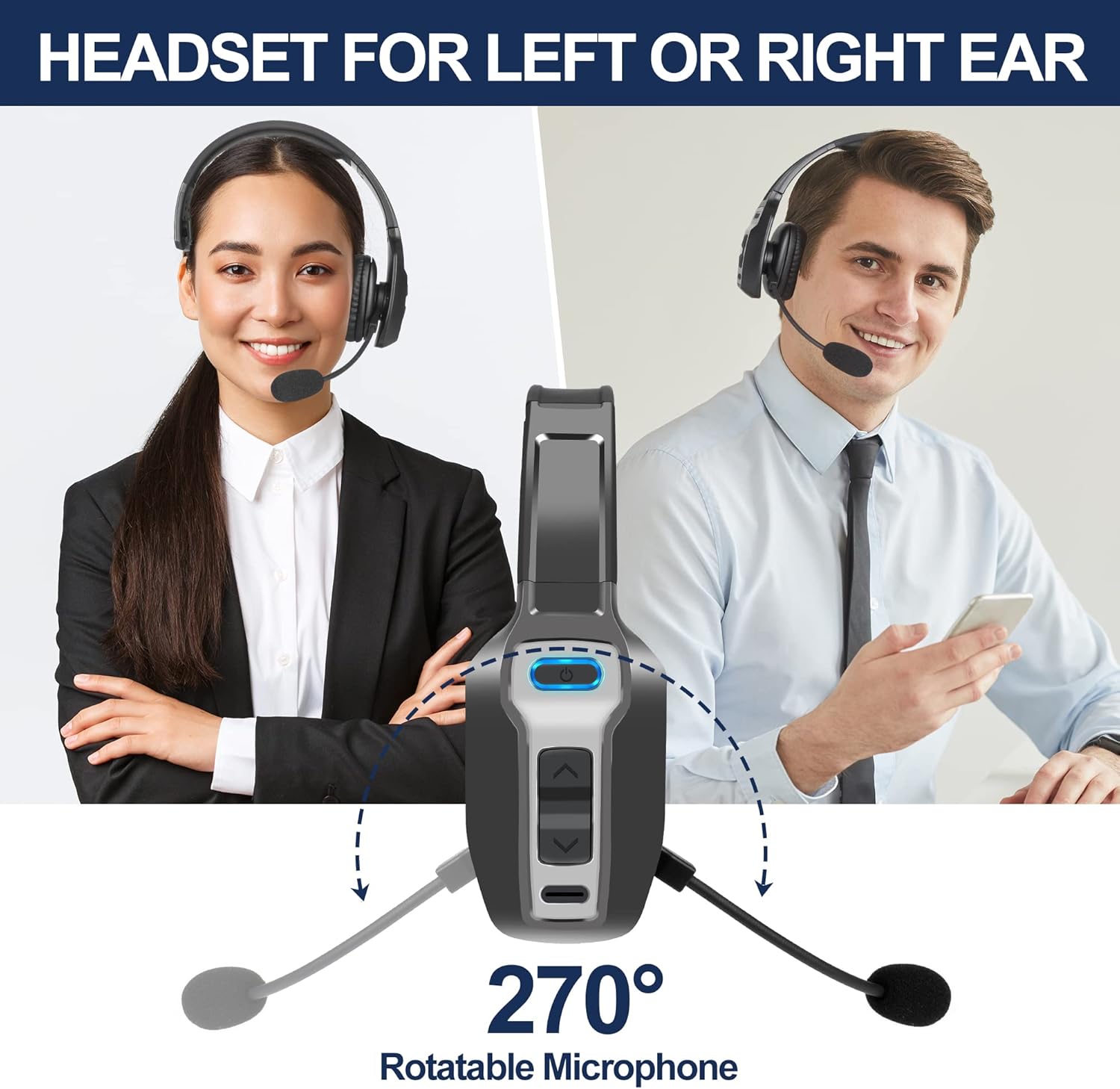 Thumbnail 6 de Sarevile Trucker V5.2 Wireless Headset 35h