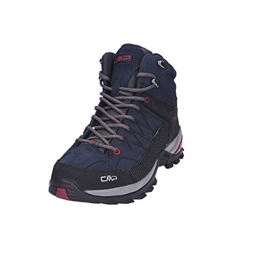 Detalle de CMP Rigel Mid Trekking Shoes Wp: Scarpe da trekking uomo, Asphalt-Syrah, 45 EU