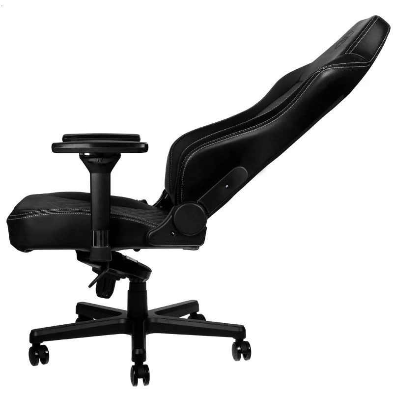 Thumbnail 2 de noblechairs Hero Silla Gaming de Cuero PU Negra/Blanca con soporte lumbar ajustable