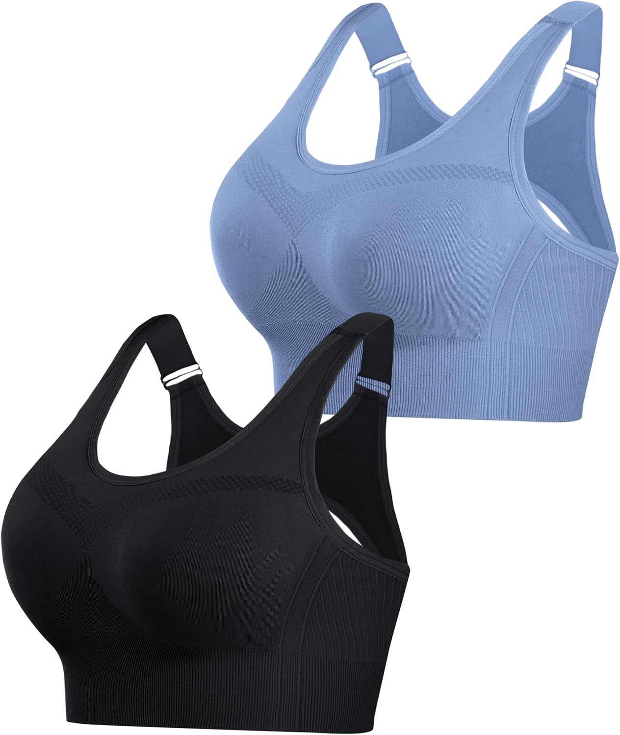 Detalle de Litherday Women's Sports Bra High Impact Adjustable Straps
