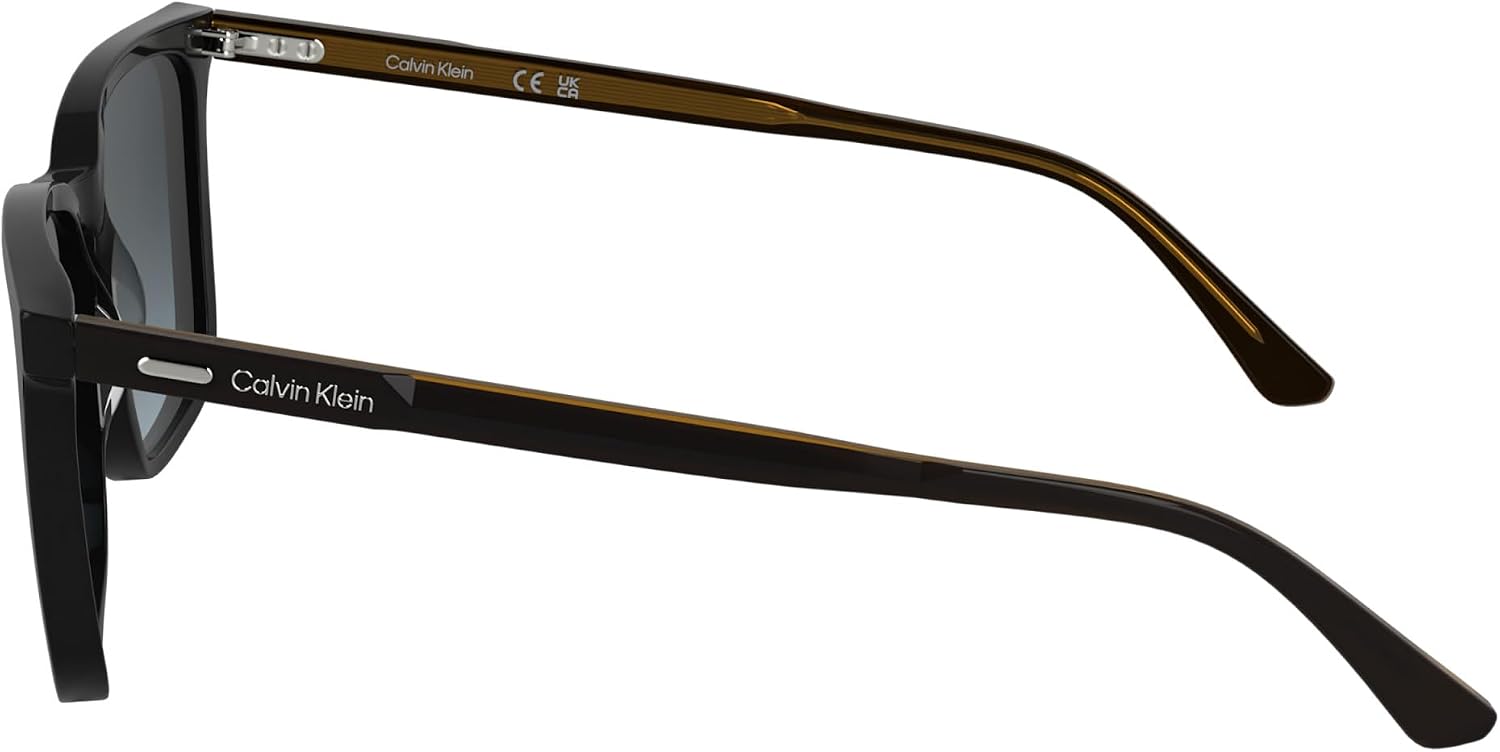 Detalle de Lunettes Calvin Klein CK25507S N pour homme : monture rectangulaire en acétate, RXable