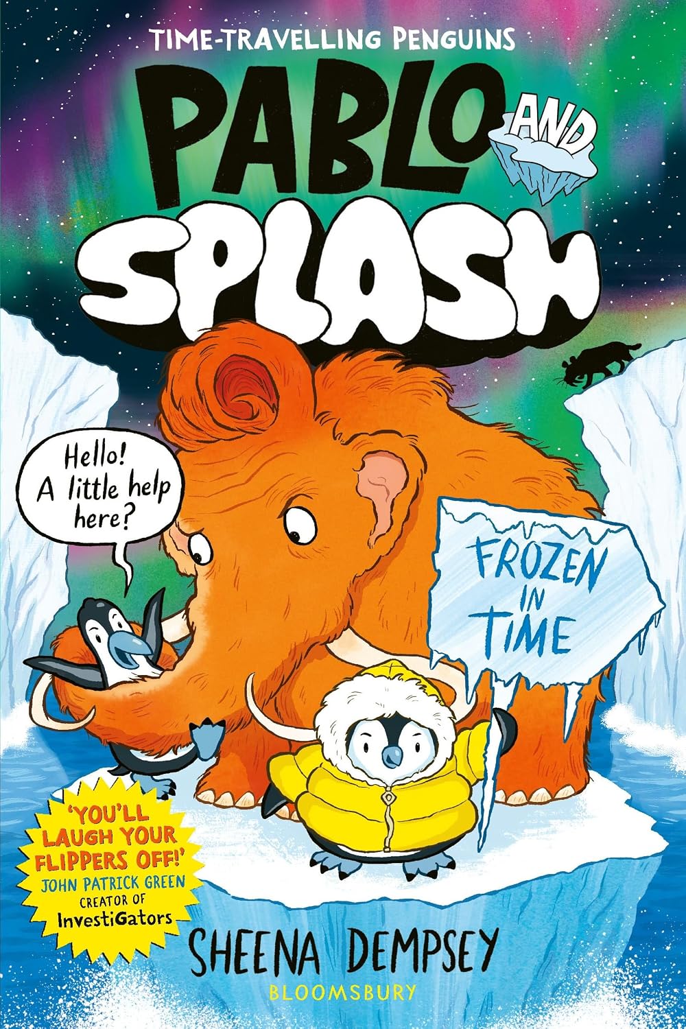 Detalle de Pablo and Splash: Frozen in Time – kindergraphic novel over tijdreizende pinguïns