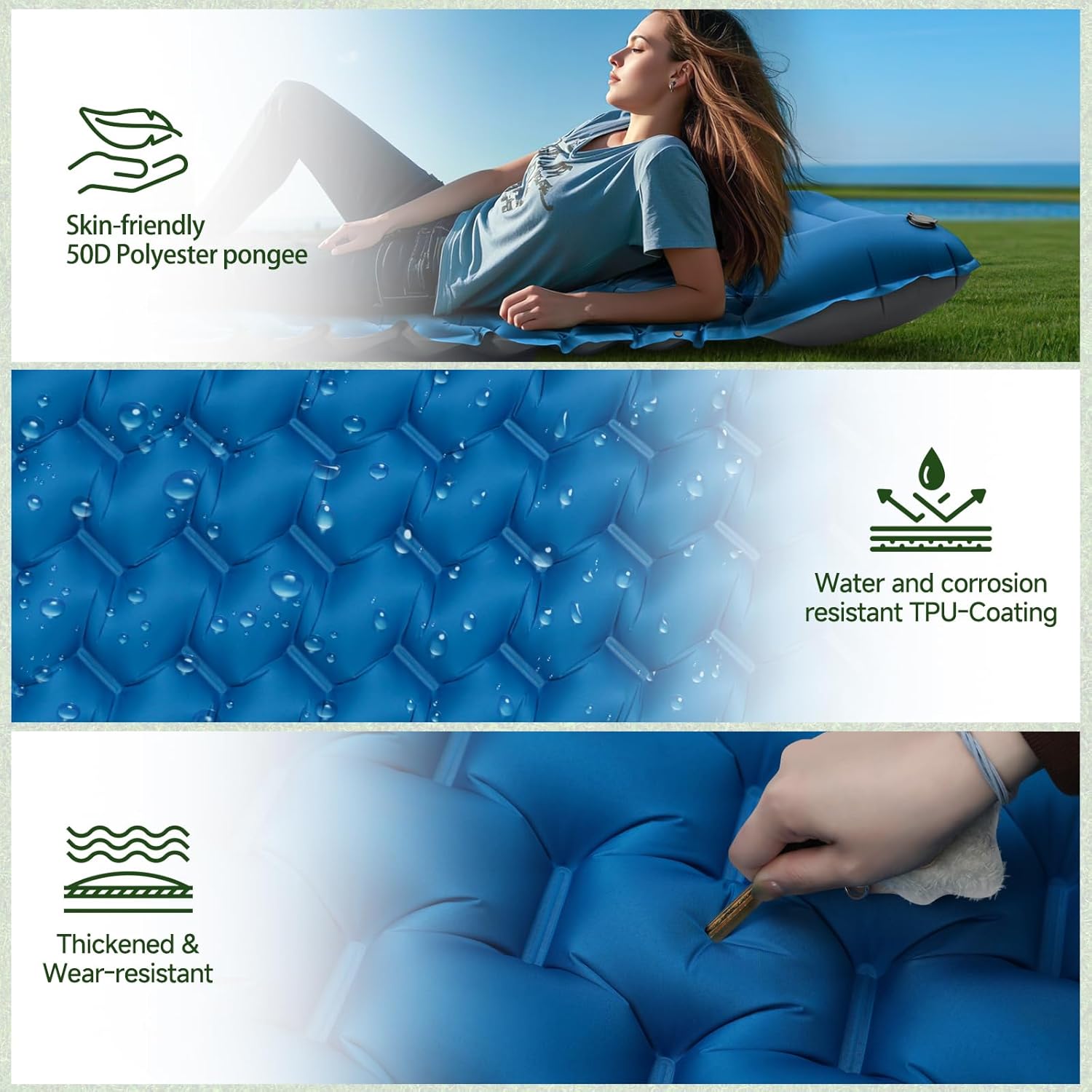 Thumbnail 4 de FORRINX Sleeping Pad 198x65x10 cm