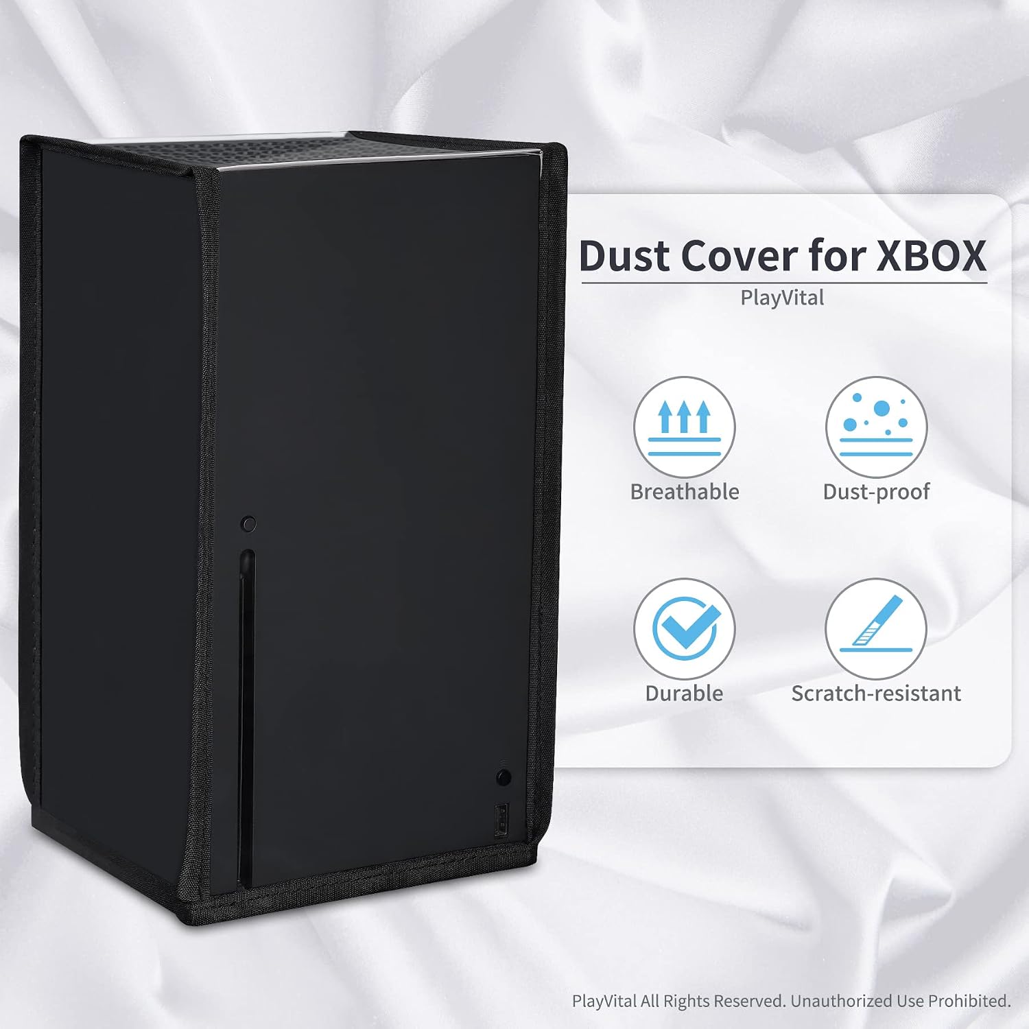 Thumbnail 1 de playvital Transparent Dust Cover for Xbox Series X Console