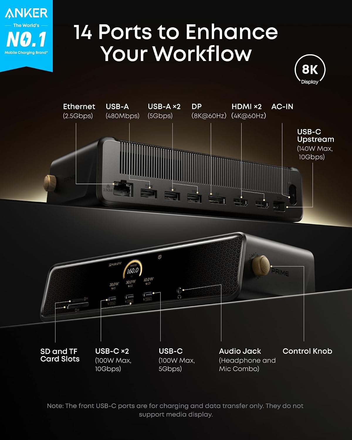 Detalle de Anker Docking Station DL7400