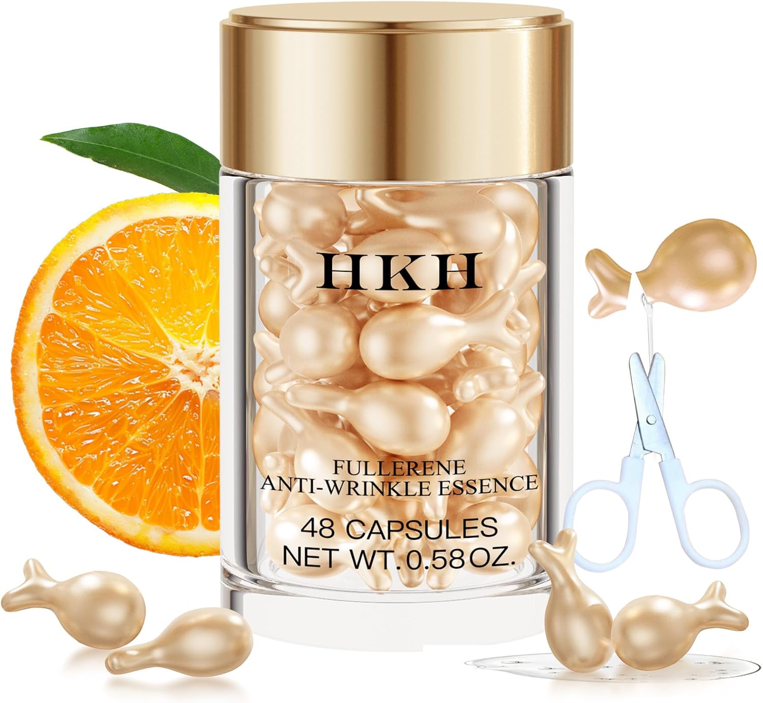 Detalle de HKH Vitamin C Face Serum Capsules with Vitamins C & E and Niacinamide