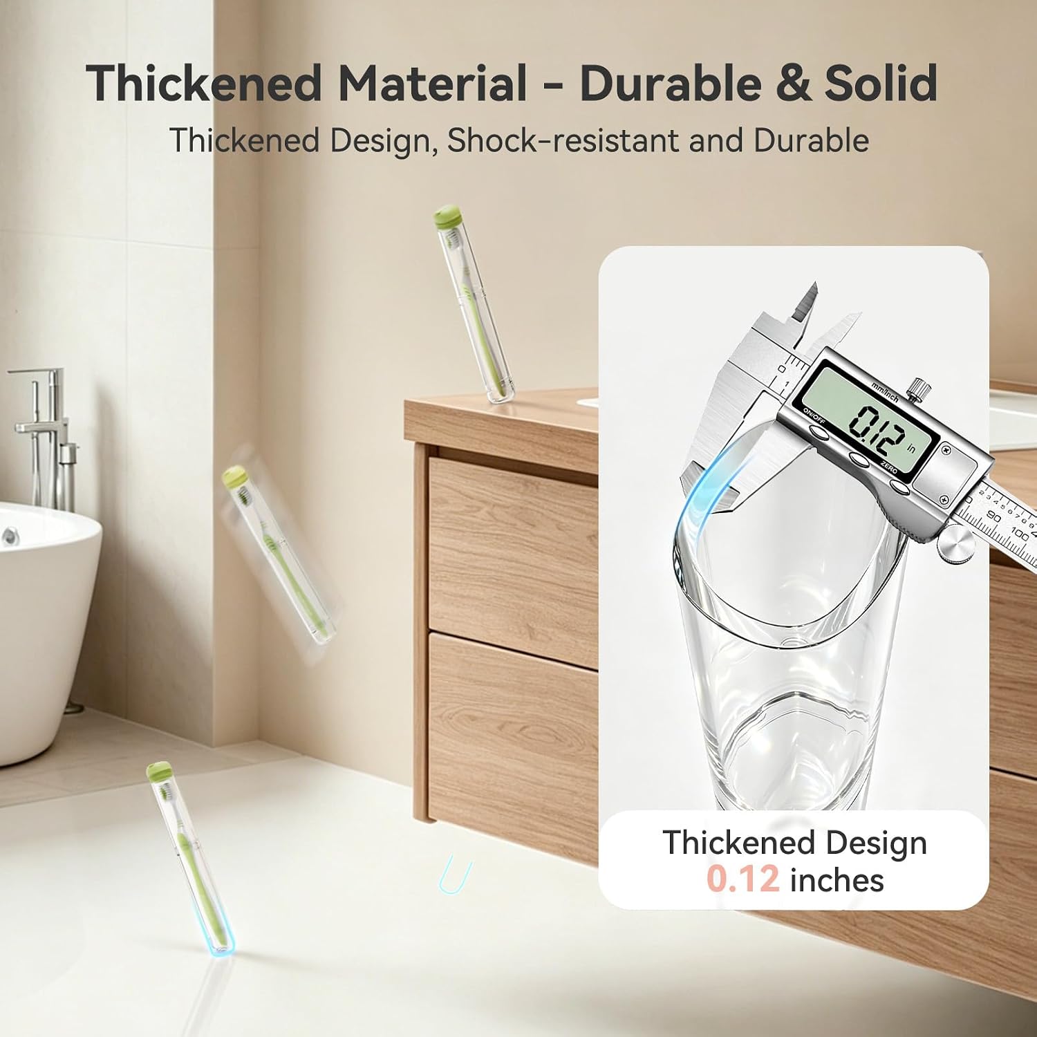 Thumbnail 6 de MOPMS Toothbrush Travel Case 3-Pack