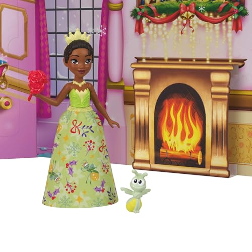 Detalle de Mattel JFG79 Calendario de Adviento Disney Princesas, 24 sorpresas y 3 muñecas