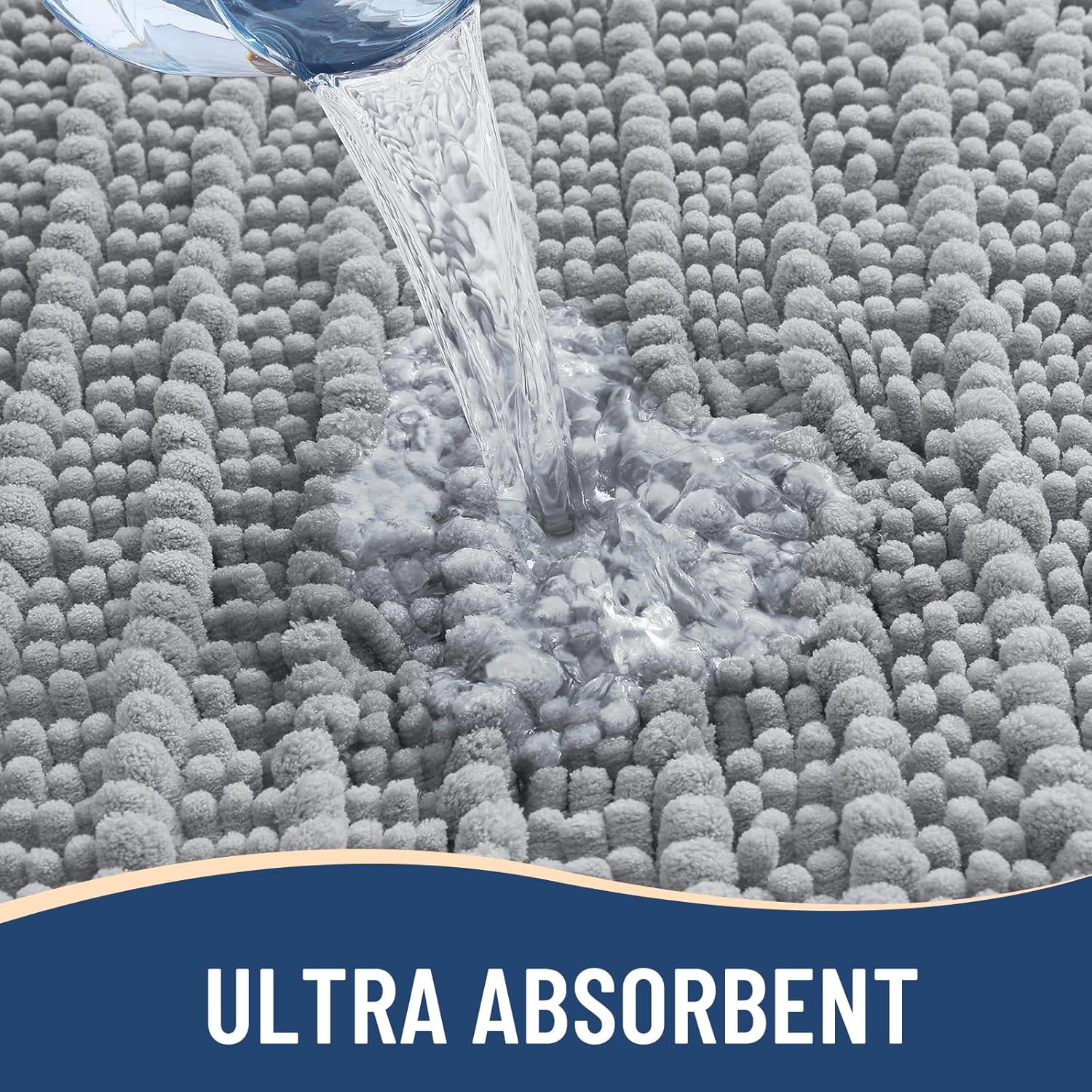 Detalle 2 de Arotive Chenille Bath Mat 24x16