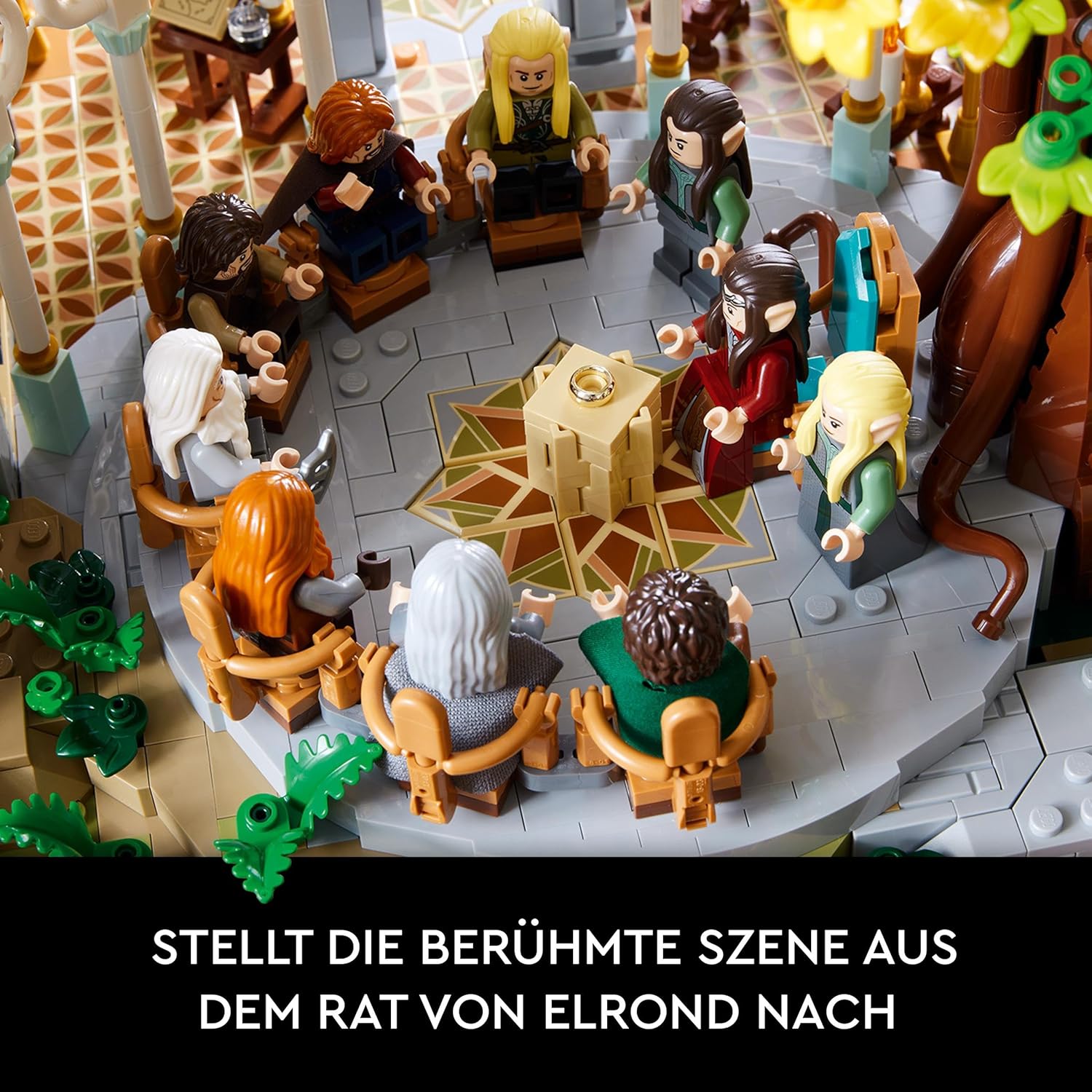 Thumbnail 4 de LEGO Icons Der Herr der Ringe: Bruchtal (10316) – Modellbau-Set für Erwachsene mit 15 Minifiguren