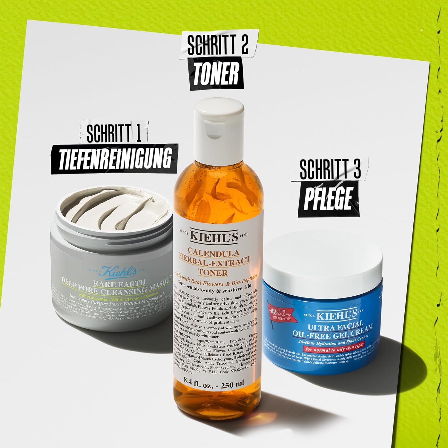 Thumbnail 4 de Kiehl’s Rare Earth Deep Pore Cleansing Mask (125 ml) – reinigende Detox-Maske gegen verstopfte Poren