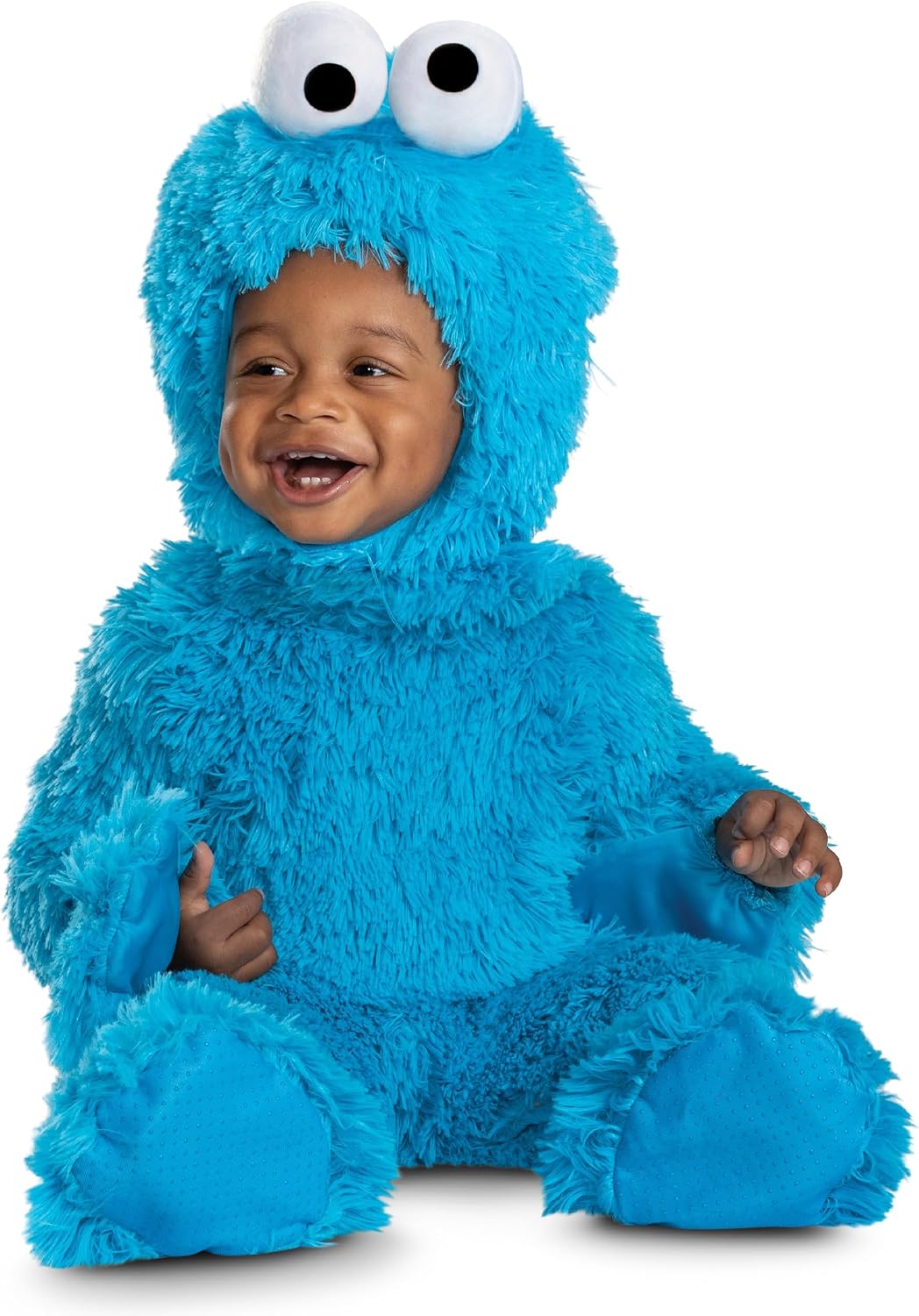 Detalle de Disguise Sesame Street Cookie Monster Extra Deluxe Plush Costume for Babies and Toddlers