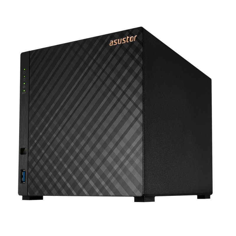 Detalle de Asustor Drivestor 4 AS1104T NAS de 4 bahías: rendimiento fiable para tu hogar o pequeña oficina