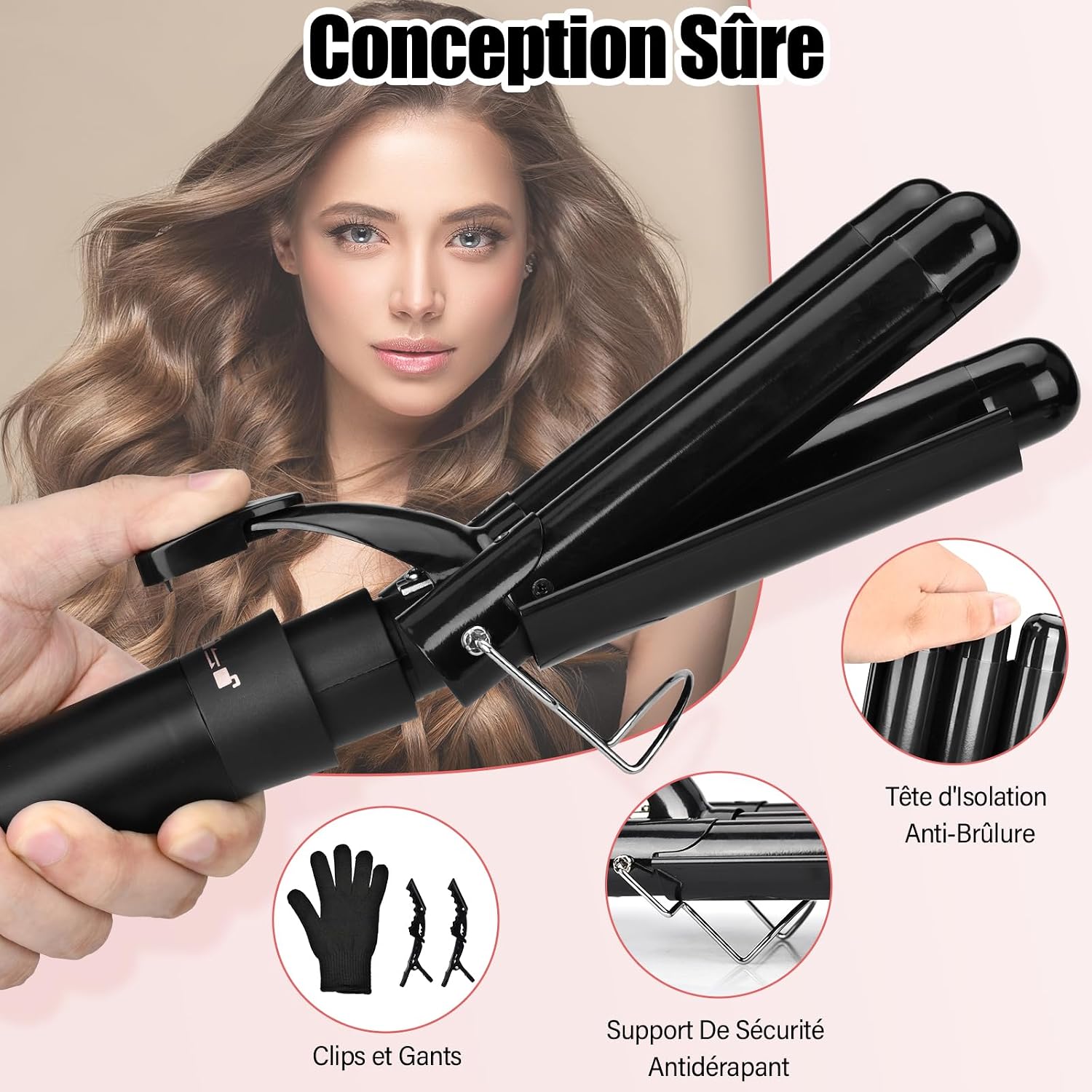 Thumbnail 5 de OHFAMO YGP-5IN1HSDJ krultangset met 5 opzetstukken en keramische coating